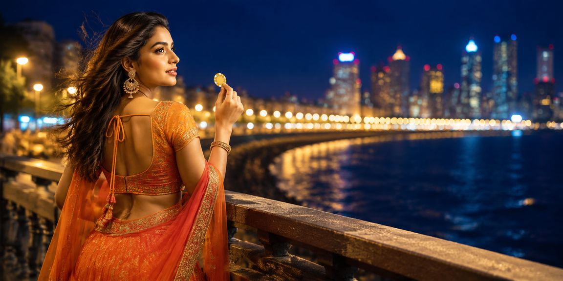 Mumbai Marine Drive nightlife and Aviator game excitement